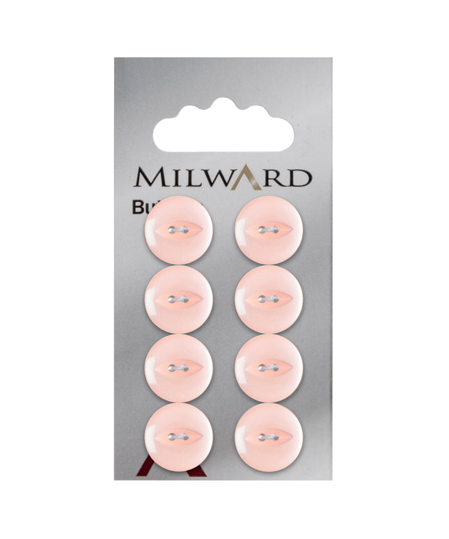 Buttons: Carded: 14mm: Pack of 8: Code A