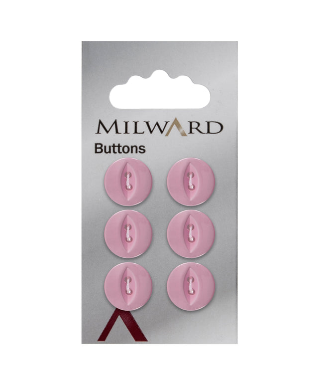 Buttons: Carded: 14mm: Pack of 8: Code A