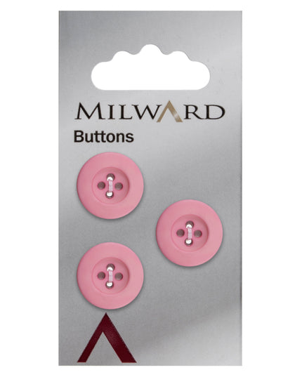 Buttons: Carded: 17mm: Pack of 3: Code B