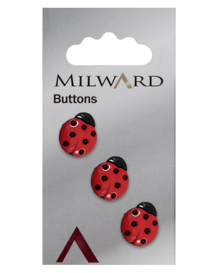Buttons: Carded: 15mm: Pack of 3: Code F