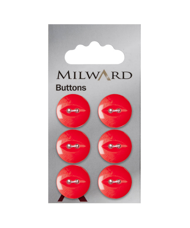 Buttons: Carded: 16mm: Pack of 6: Code A
