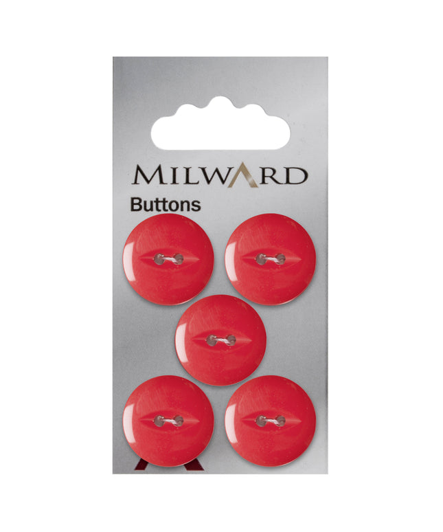 Buttons: Carded: 19mm: Pack of 5: Code A