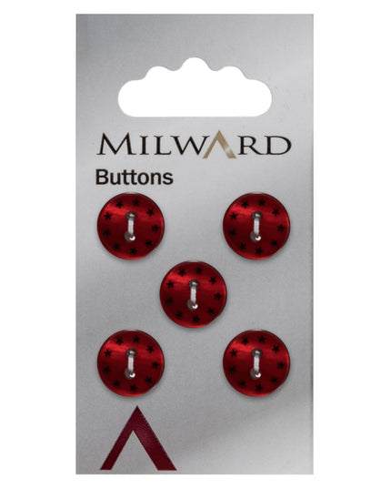 Buttons: Carded: 12mm: Pack of 5: Code G