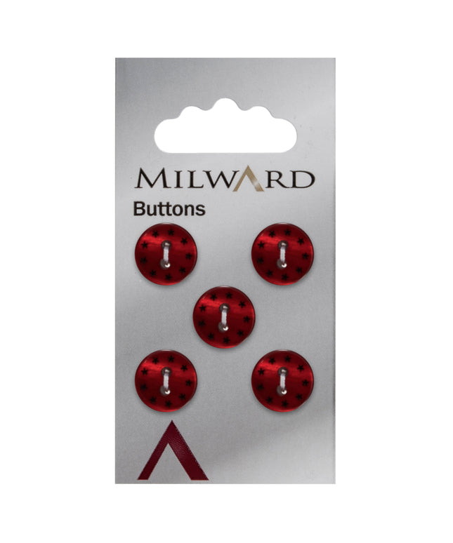 Buttons: Carded: 12mm: Pack of 5: Code G