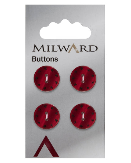 Buttons: Carded: 15mm: Pack of 4: Code G