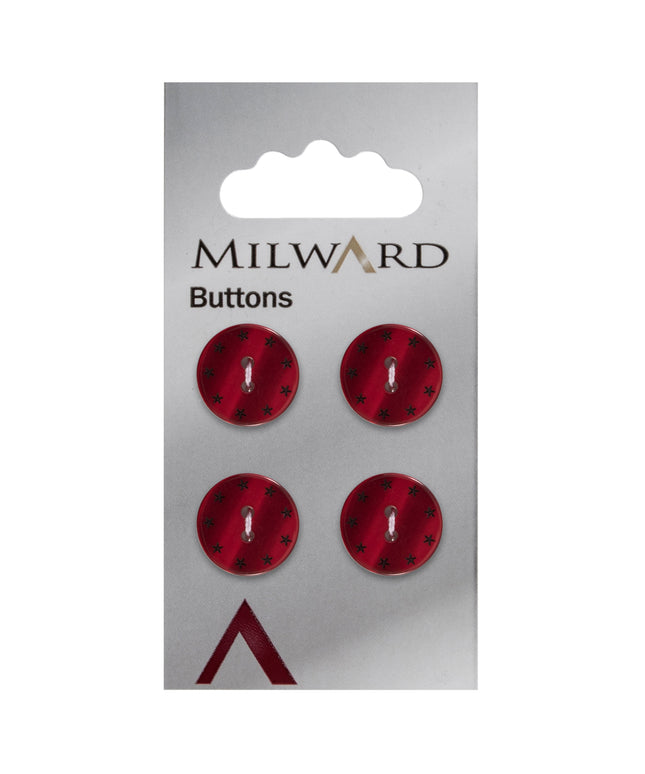 Buttons: Carded: 15mm: Pack of 4: Code G