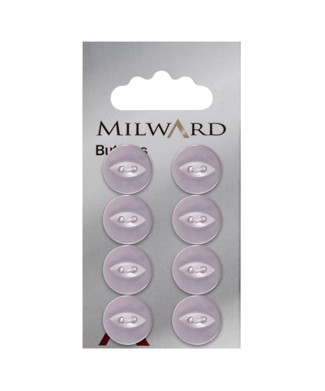 Buttons: Carded: 14mm: Pack of 8: Code A