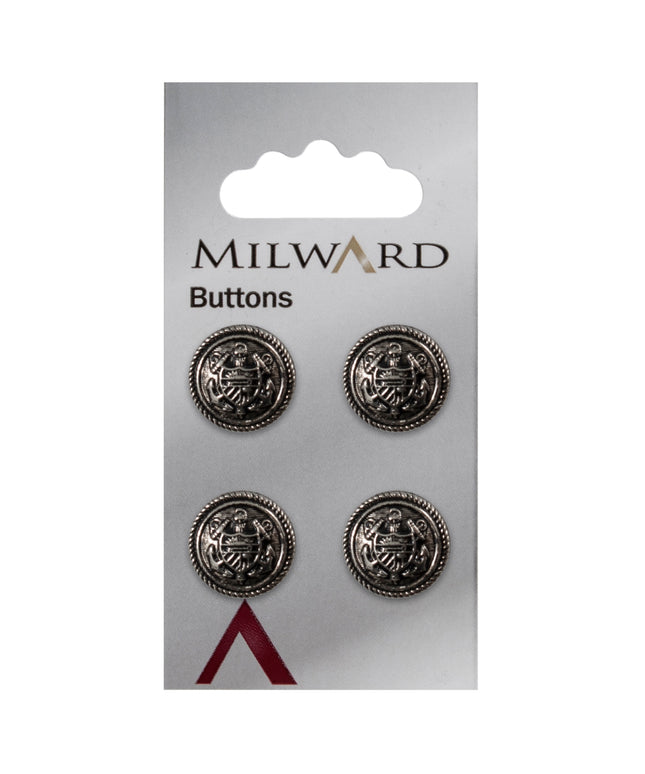 Buttons: Carded: 15mm: Pack of 4: Code G