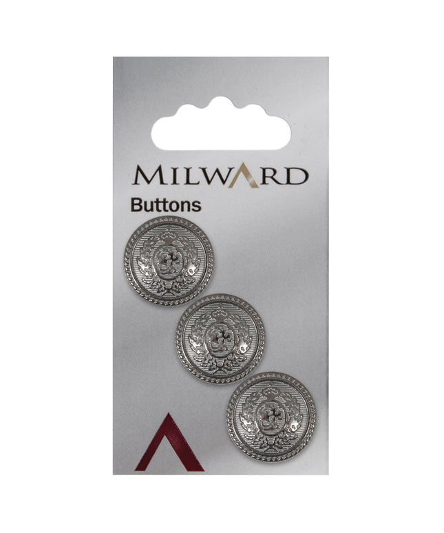 Buttons: Carded: 23mm: Pack of 3: Code G