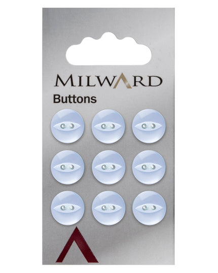 Buttons: Carded: 11mm: Pack of 9: Code A