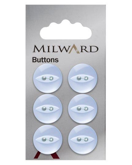 Buttons: Carded: 16mm: Pack of 6: Code A