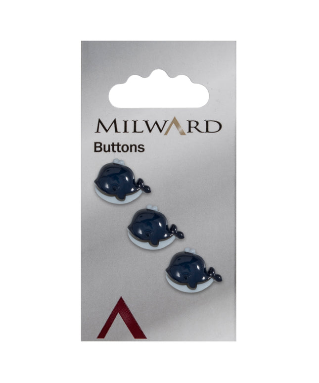 Buttons: Carded: 16mm: Pack of 3: Code D