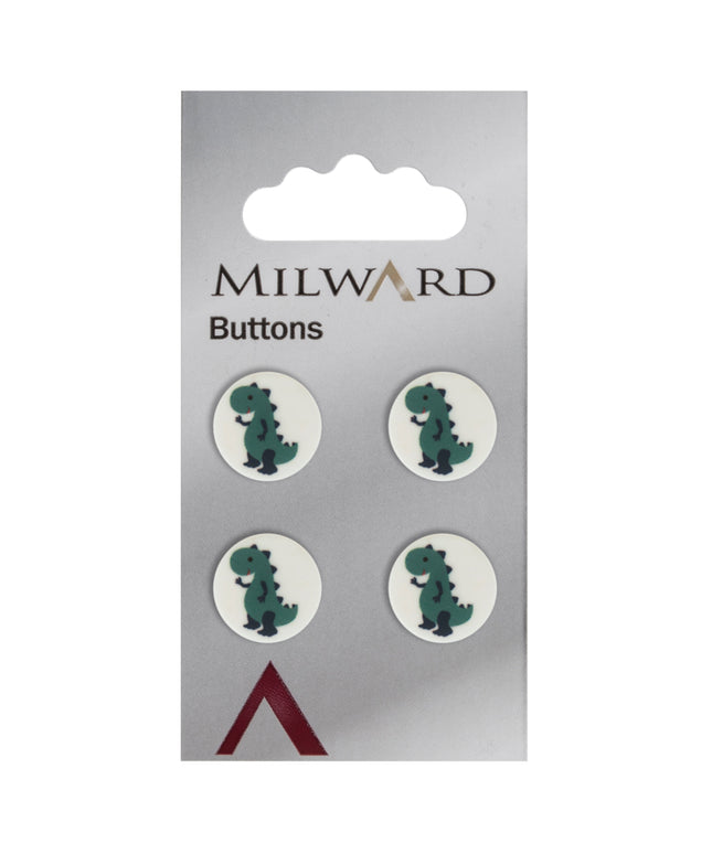 Buttons: Carded: 13mm: Pack of 4: Code C