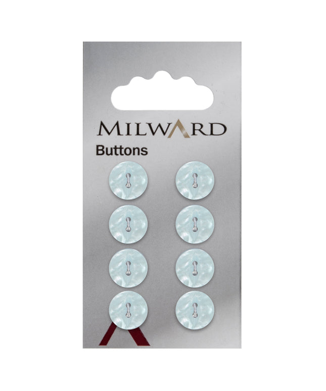 Buttons: Carded: 11mm: Pack of 8: Code B
