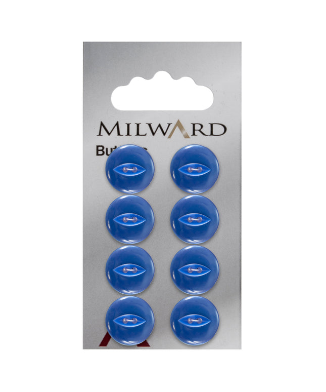Buttons: Carded: 14mm: Pack of 8: Code A