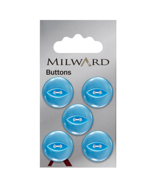Buttons: Carded: 19mm: Pack of 5: Code A
