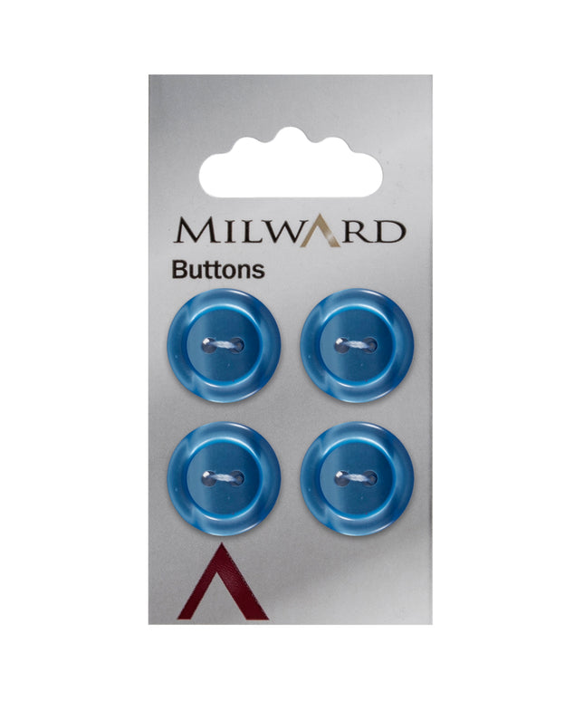 Buttons: Carded: 17mm: Pack of 4: Code B