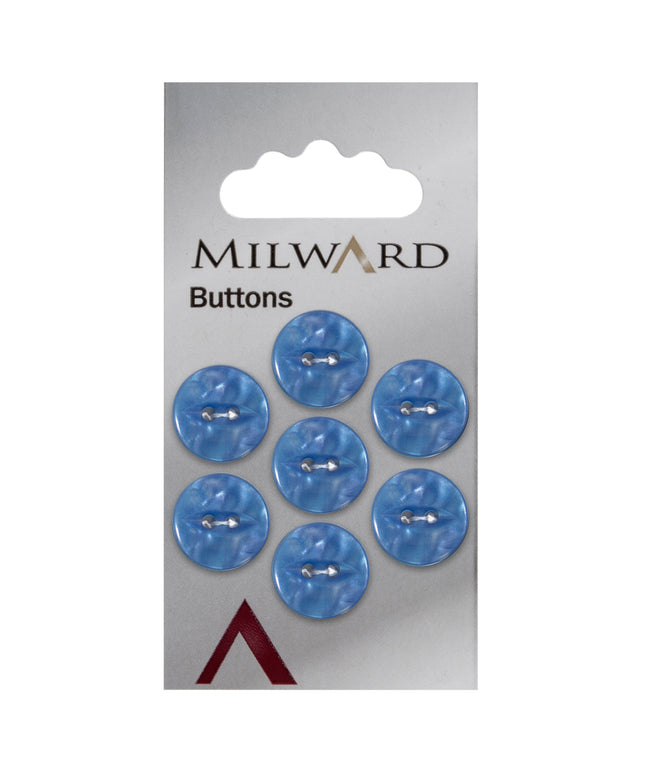 Buttons: Carded: 14mm: Pack of 7: Code B