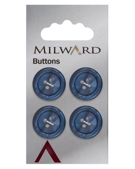 Buttons: Carded: 18mm: Pack of 4: Code D