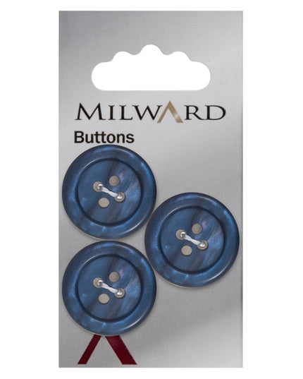 Buttons: Carded: 23mm: Pack of 3: Code D