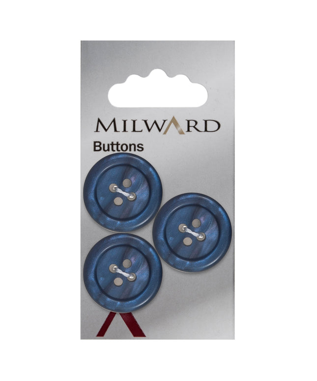 Buttons: Carded: 23mm: Pack of 3: Code D