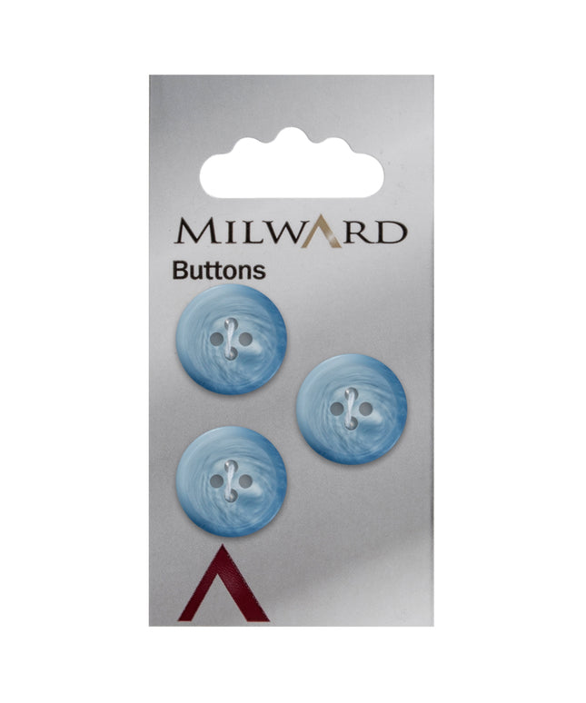 Buttons: Carded: 17mm: Pack of 3: Code A