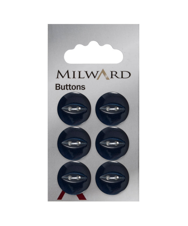 Buttons: Carded: 16mm: Pack of 6: Code A