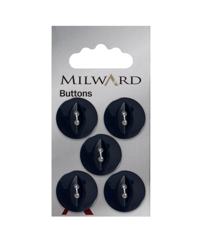 Buttons: Carded: 19mm: Pack of 5: Code A