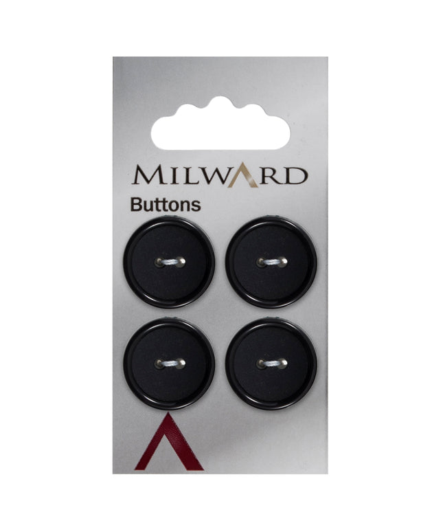 Buttons: Carded: 19mm: Pack of 4: Code B