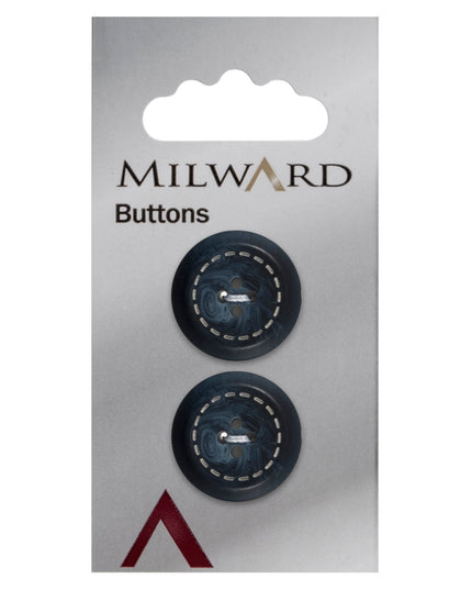 Buttons: Carded: 20mm: Pack of 2: Code E