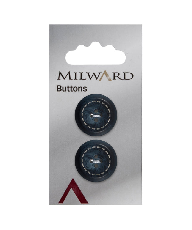 Buttons: Carded: 20mm: Pack of 2: Code E