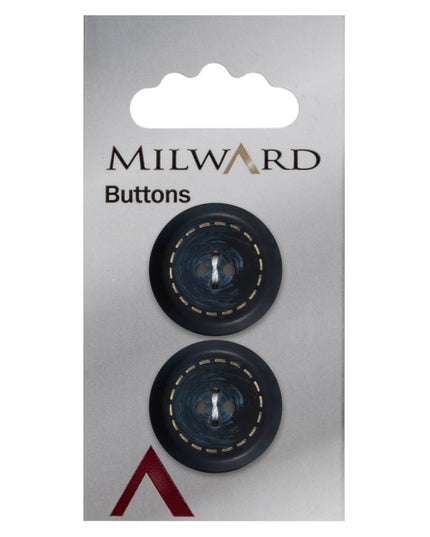Buttons: Carded: 22mm: Pack of 2: Code F