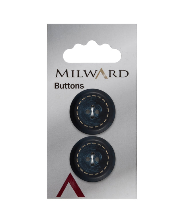 Buttons: Carded: 22mm: Pack of 2: Code F