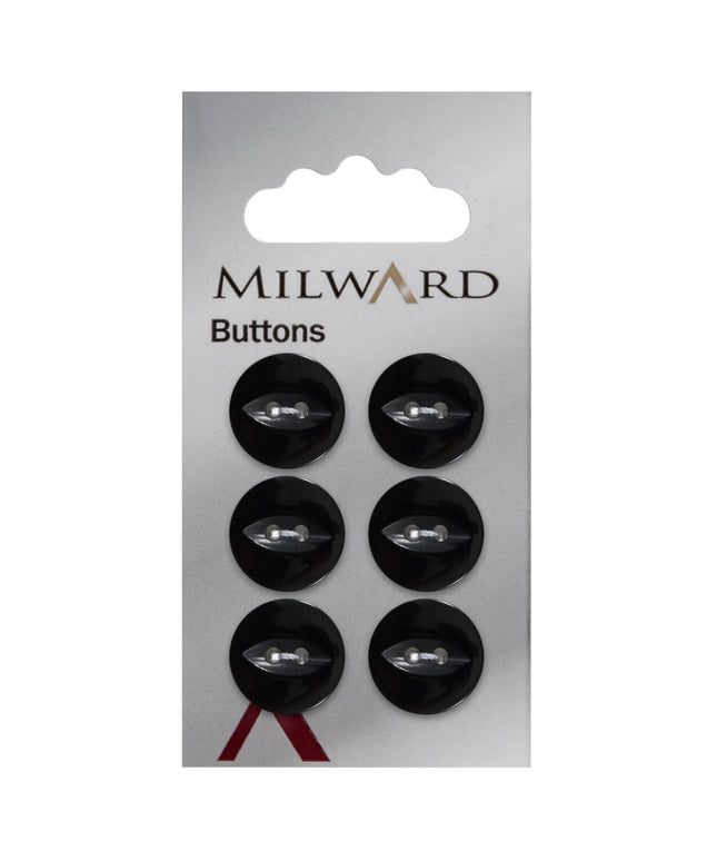Buttons: Carded: 16mm: Pack of 6: Code A
