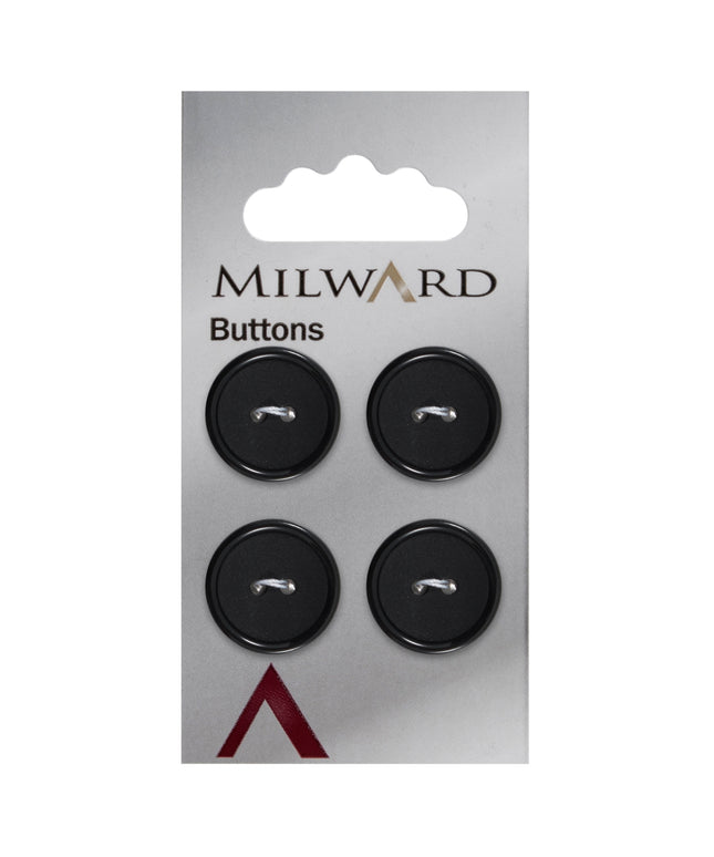 Buttons: Carded: 19mm: Pack of 4: Code B