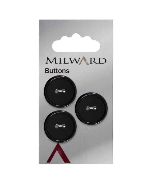 Buttons: Carded: 21mm: Pack of 3: Code B