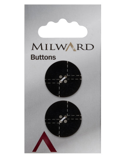 Buttons: Carded: 22mm: Pack of 2: Code C