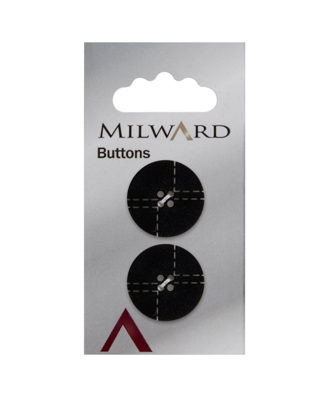 Buttons: Carded: 22mm: Pack of 2: Code C