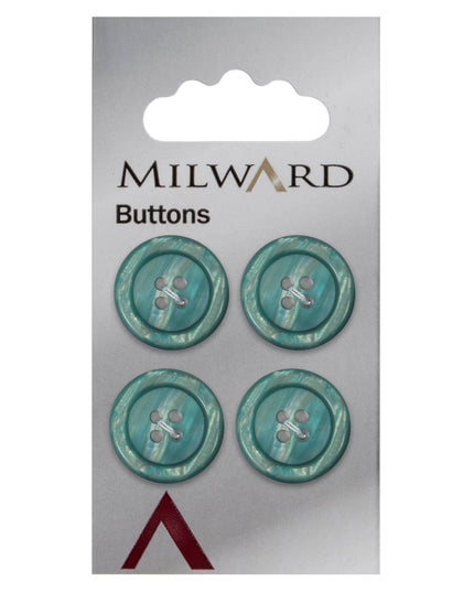 Buttons: Carded: 18mm: Pack of 4: Code D