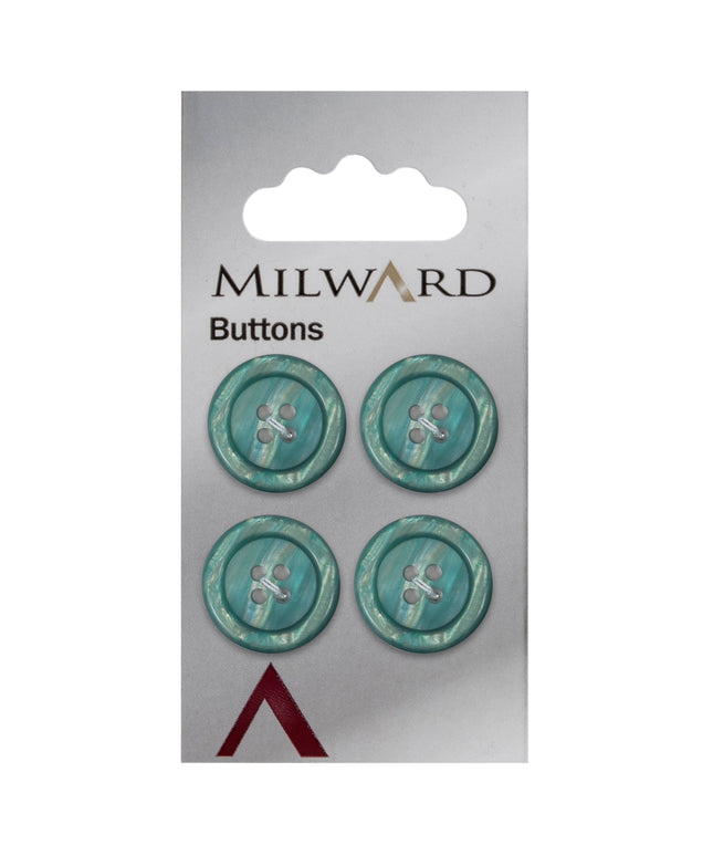 Buttons: Carded: 18mm: Pack of 4: Code D