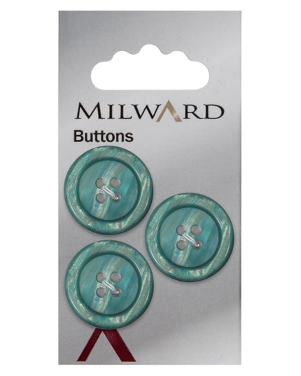 Buttons: Carded: 23mm: Pack of 3: Code D