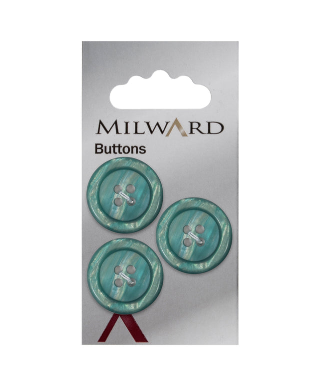 Buttons: Carded: 23mm: Pack of 3: Code D