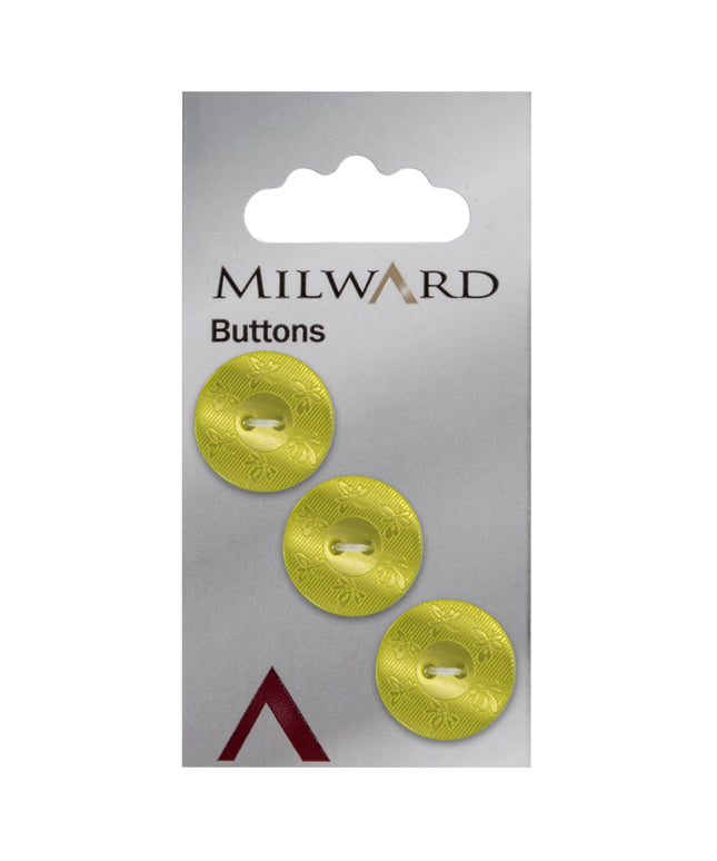 Buttons: Carded: 17mm: Pack of 3: Code C