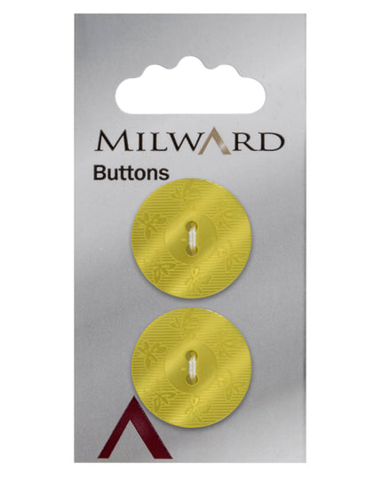 Buttons: Carded: 22mm: Pack of 2: Code C