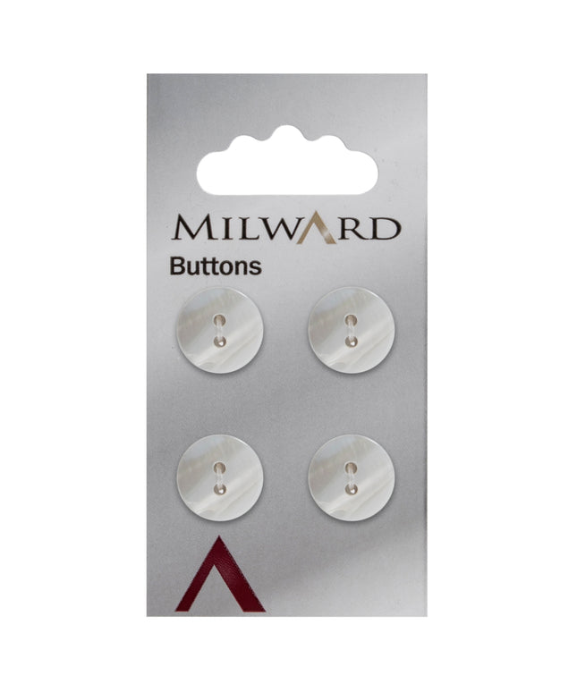 Buttons: Carded: 18mm: Pack of 4: Code D