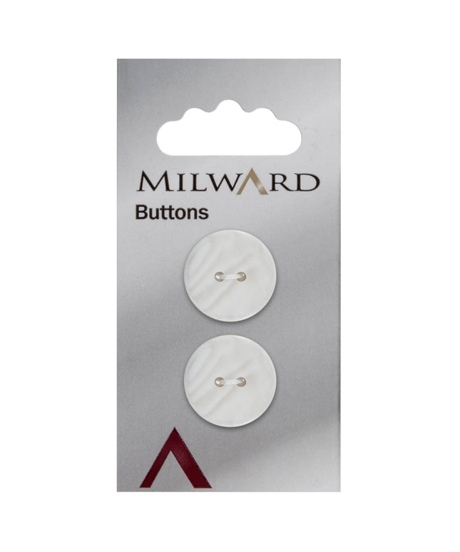 Buttons: Carded: 20mm: Pack of 2: Code D