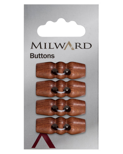 Buttons: Carded: 29mm: Pack of 4: Code D