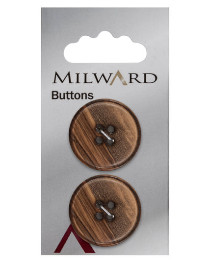 Buttons: Carded: 25mm: Pack of 2: Code D