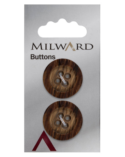 Buttons: Carded: 22mm: Pack of 2: Code K