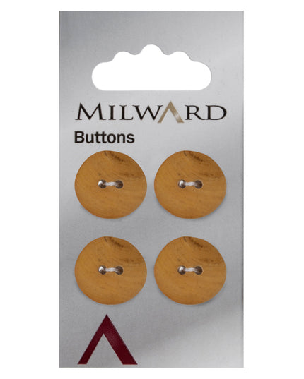 Buttons: Carded: 15mm: Pack of 4: Code E